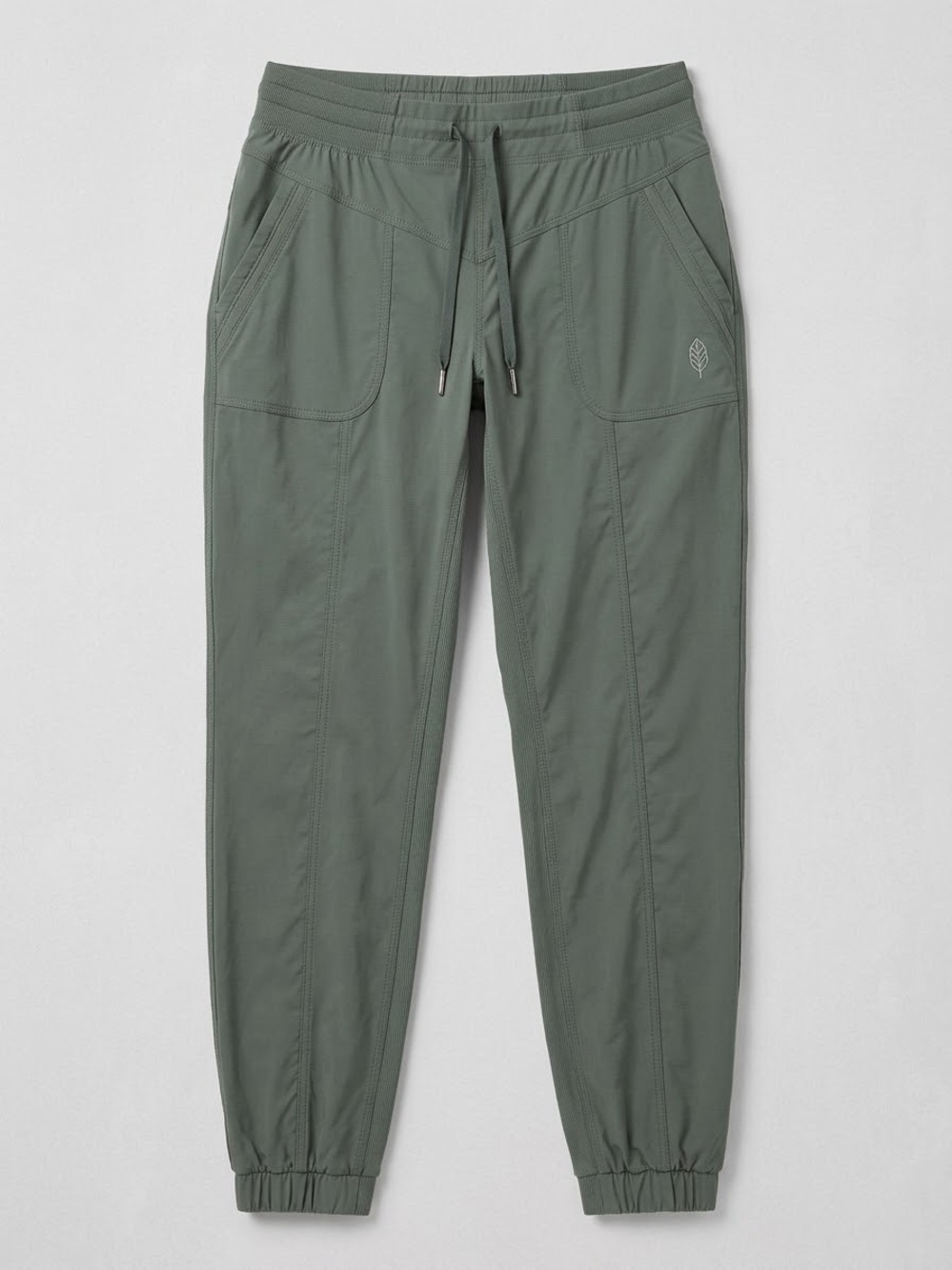 INDYGENA Olive Green Lightweight Hiking Jogger Pants Drawstring Women’s Small
